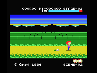 Atletic Land screenshot 4 for MSX